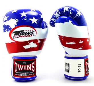 Боксерские перчатки Twins Special с рисунком (FBGV-44 US)
